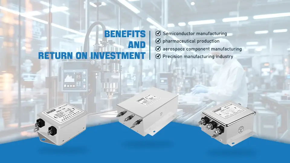 a manufacturing quality control station equipped with advanced filtered automation equipment